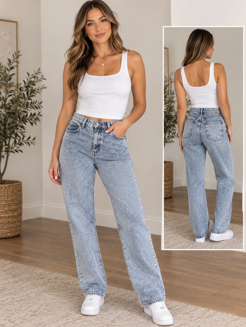 NWT Abercrombie & Fitch Men's Light Wash Relaxed Jeans